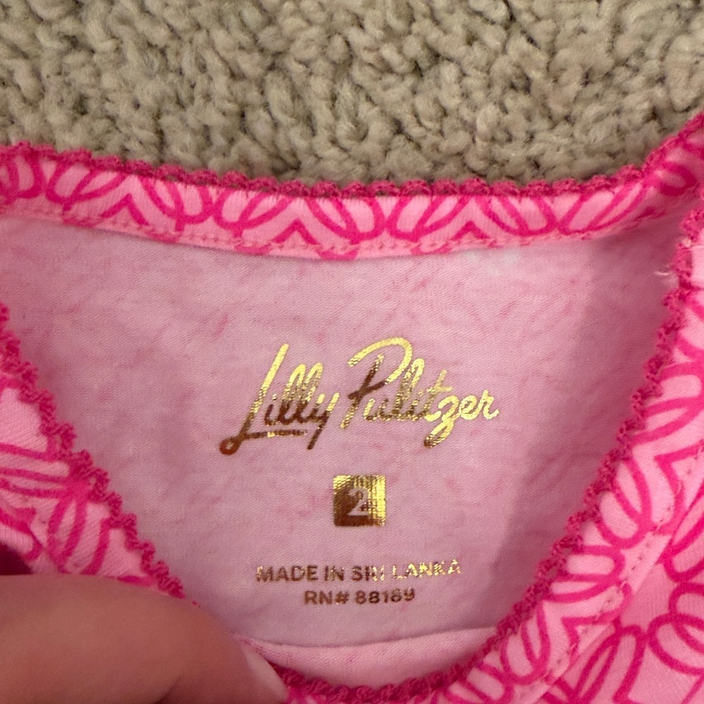 Lilly Pulitzer Pink Patterned set - Picture 2 of 3
